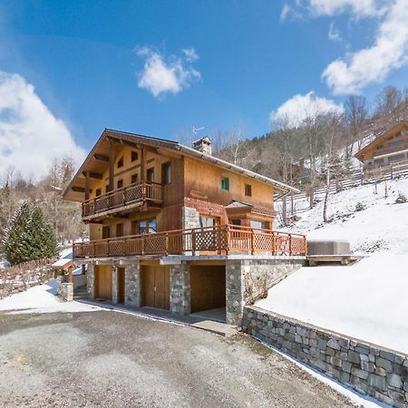 Chalet Himalaya , 10 Person Chalet With 5 Ensuite Bedrooms And Outdoor Jacuzzi In Meribel Centre Exterior photo